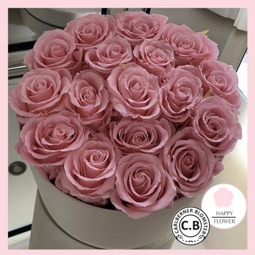 Box of roses  (pink roses) 